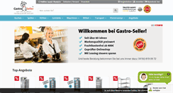 Desktop Screenshot of gastro-seller.de