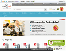 Tablet Screenshot of gastro-seller.de